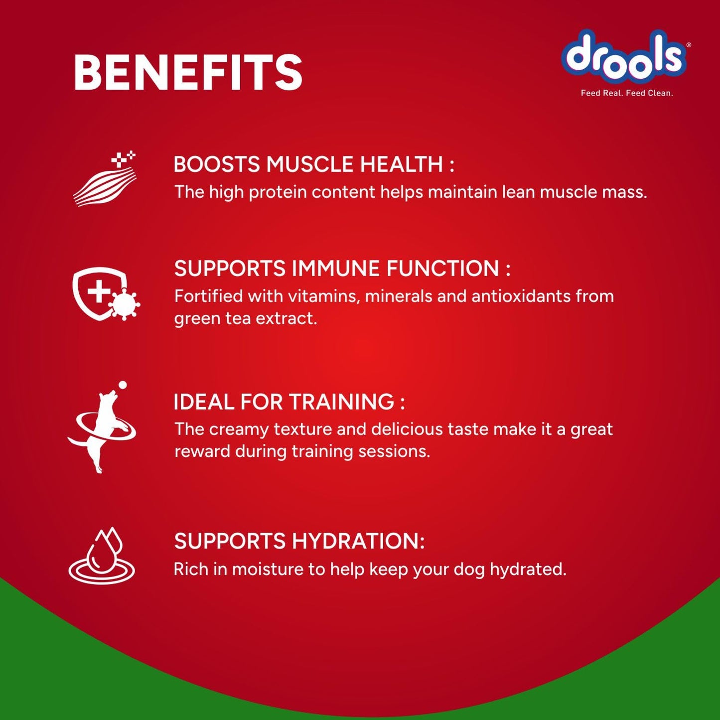 Drools All Stages Dog Treat Chicken Spinach Flavor Creamy 5 Sticks, 75 Gms