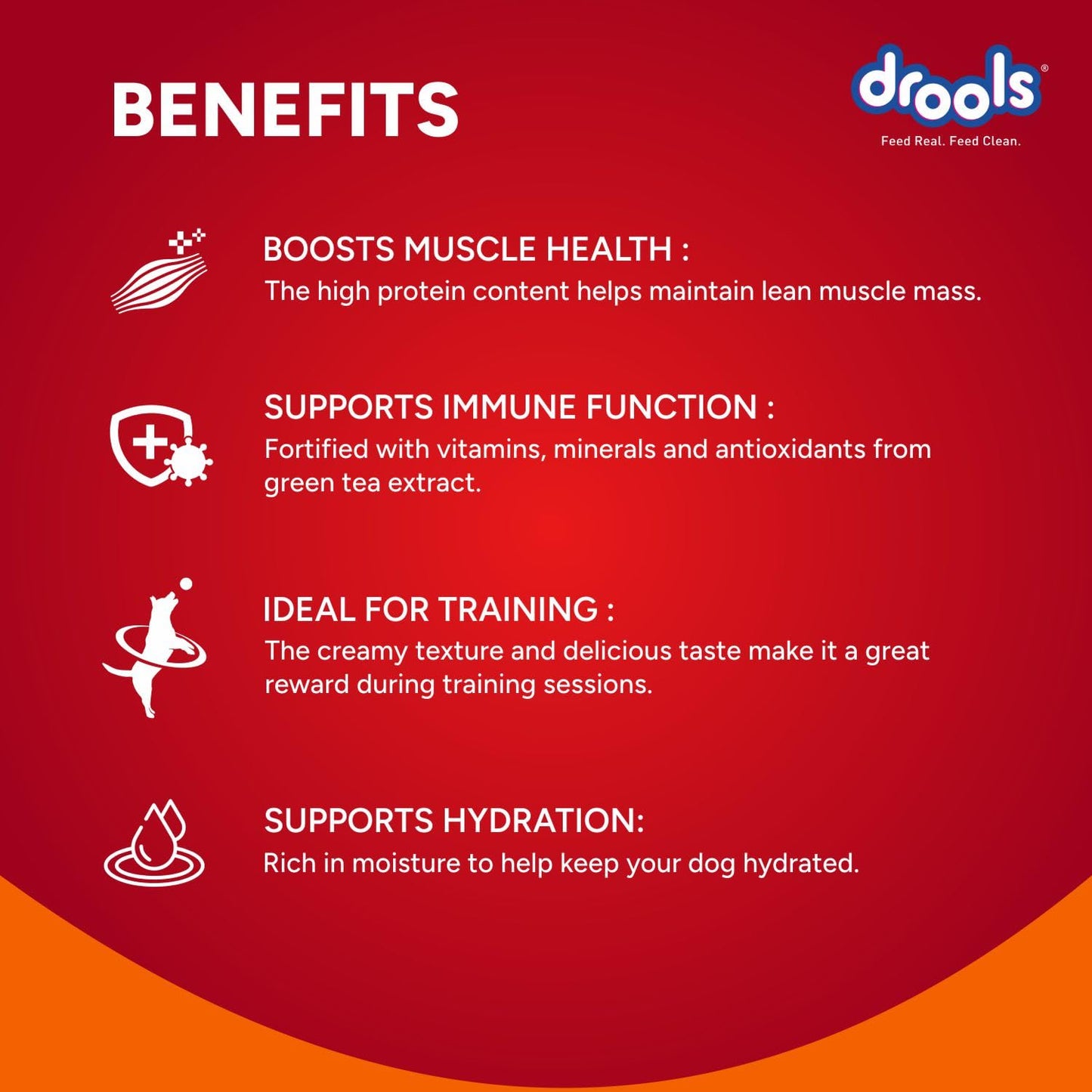 Drools All Stages Dog Treat Chicken & Carrot Flavor Creamy 5 Sticks, 75 Gms