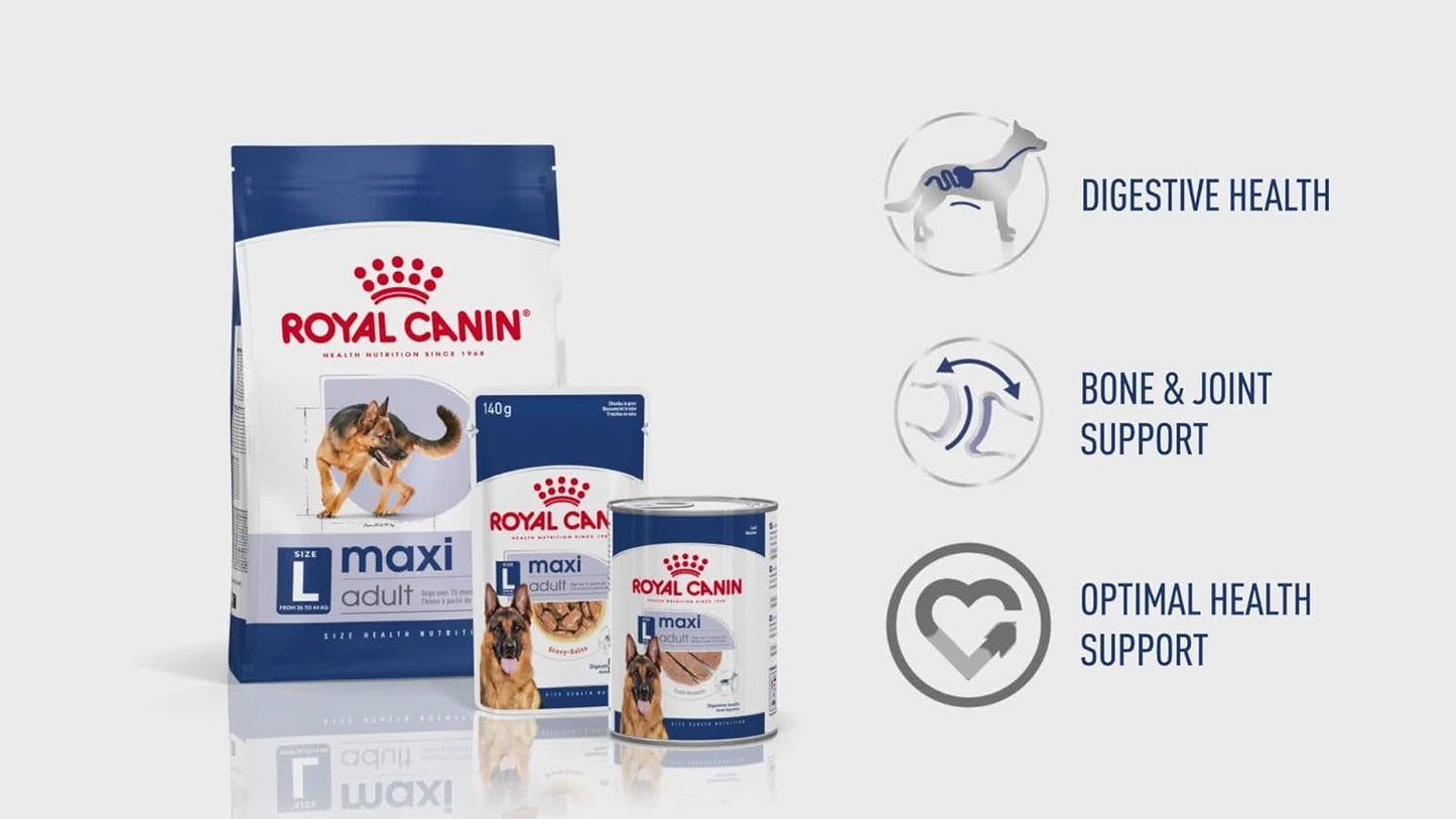 Royal Canin, Maxi Adult Dog Food, 1 KG,  Dry Food, Supports Digestive Health