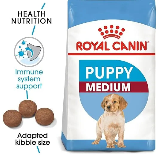 Royal Canin, Medium Puppy Food, 10 Kg, Dry Food, Supports Digestive Health