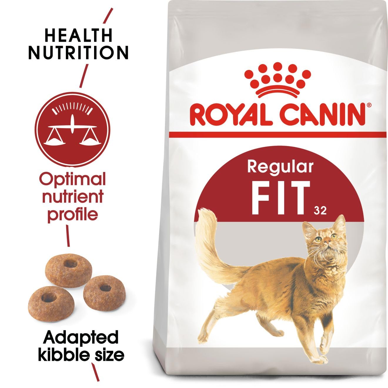 Royal Canin Fit 32 Adult Cat Dry Food, 15 KG Pack, Optimum Nutrient Profile