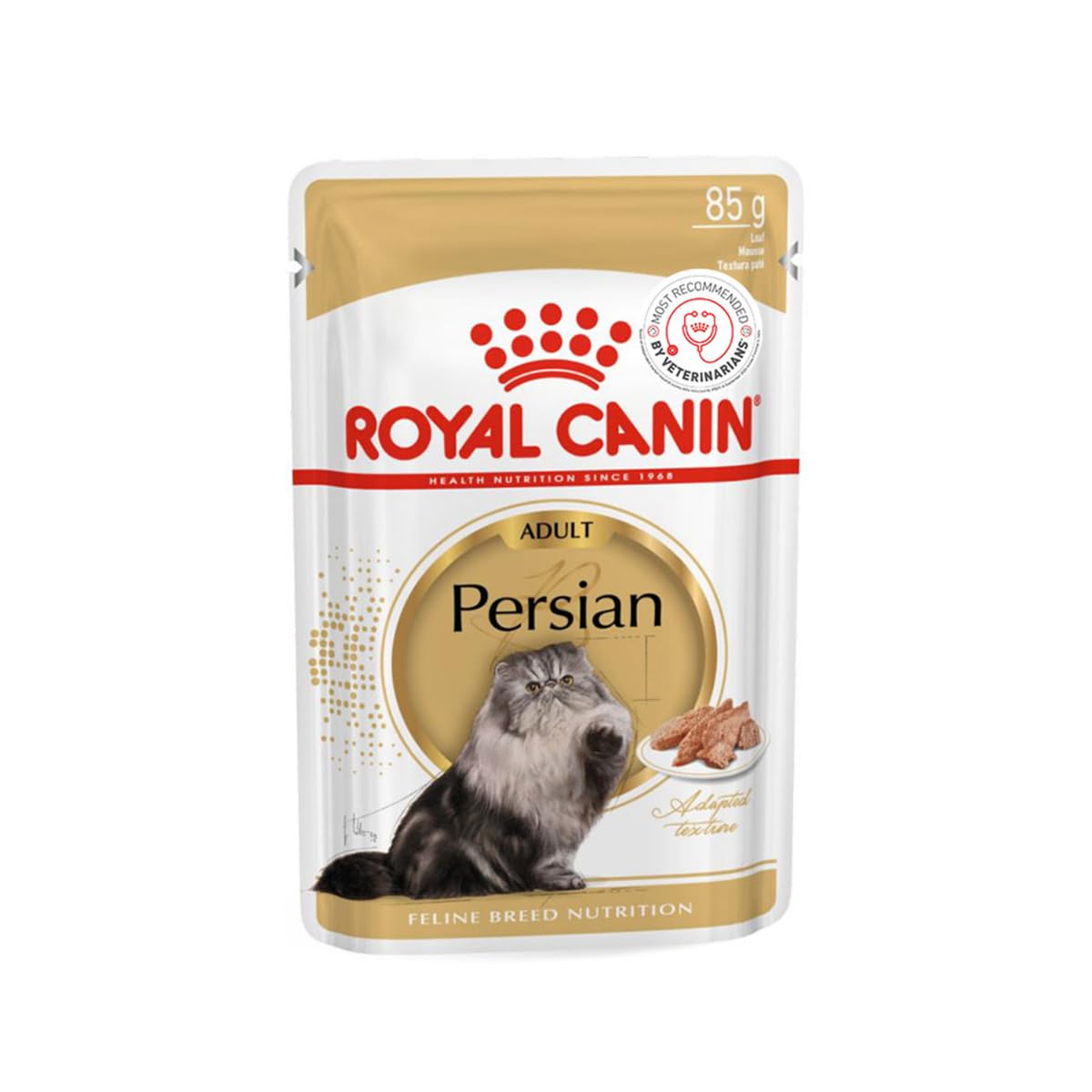 Royal Canin Persian Cat Adult Wet Food, 85 Grams, Pack of 12 Sachet
