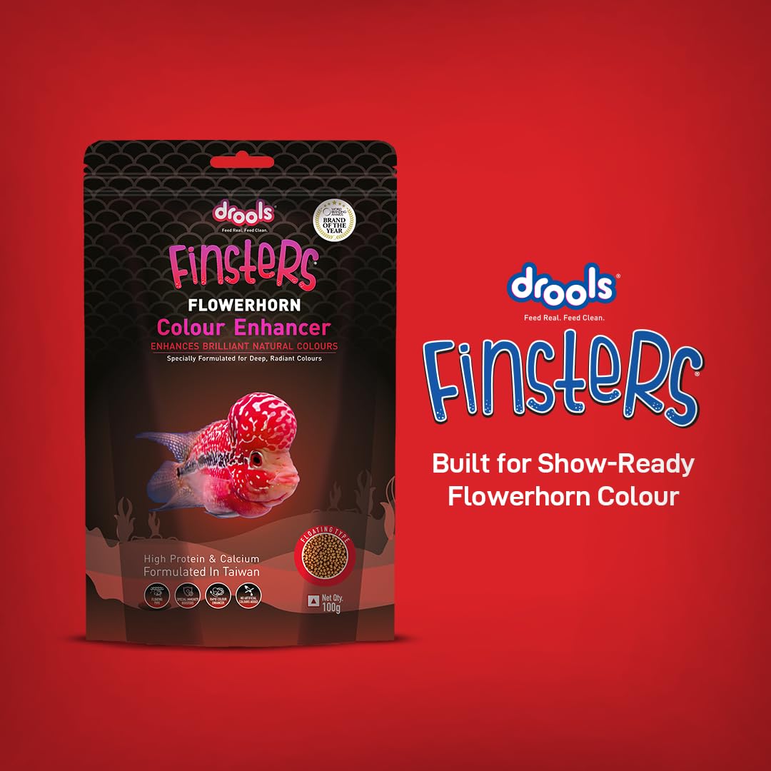 Drools Finsters Flowerhorn Colour Enhancer (L), 100 Gms