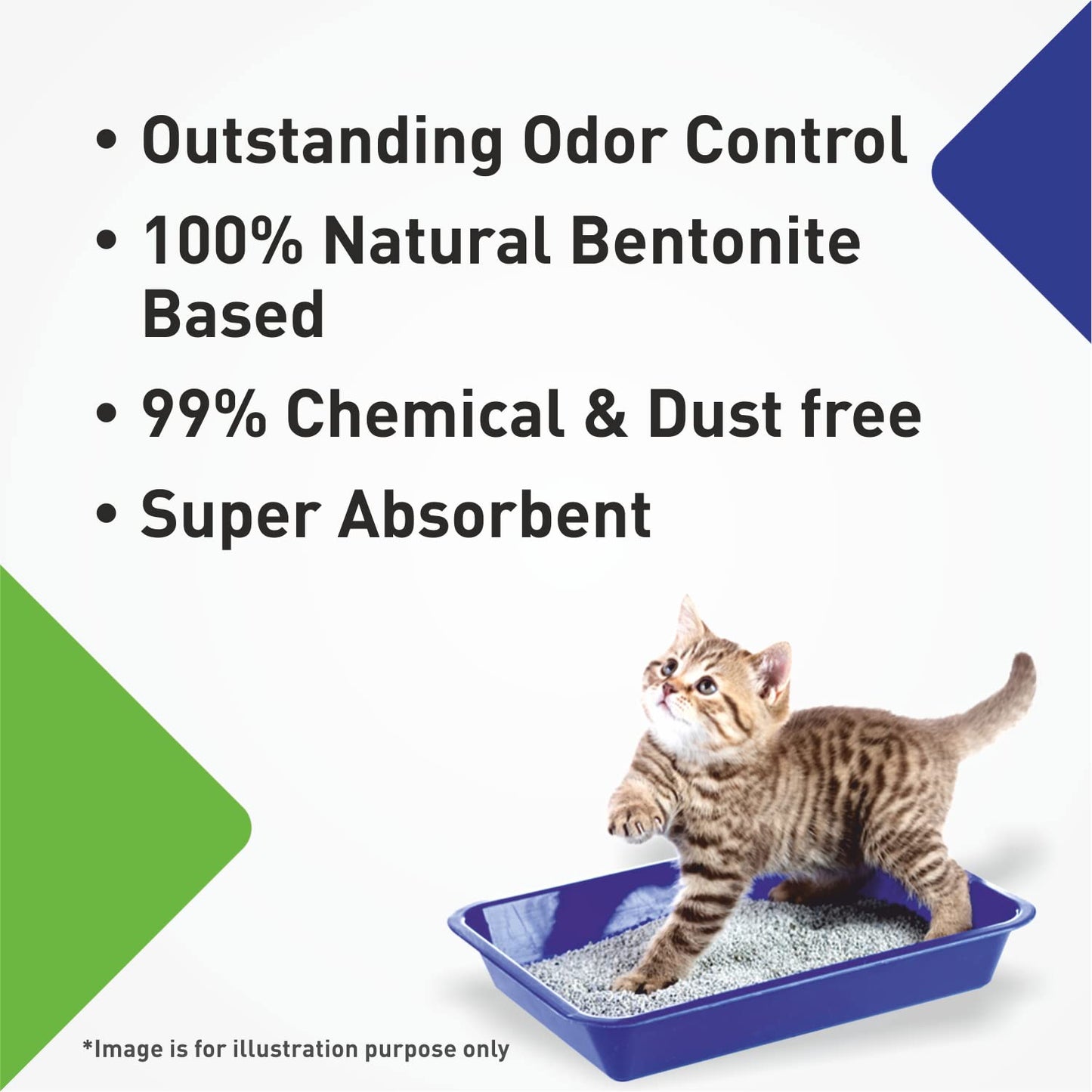 Purepet Cat Litter for All Cat Breed litter, Lavender Fragrance, 5 KG Pack