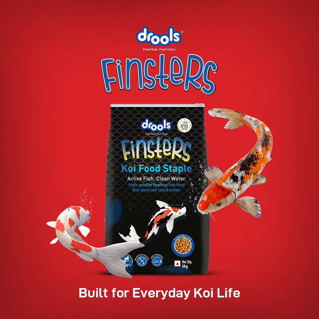 Drools Finsters Koi Food Staple 1 KG Pouch