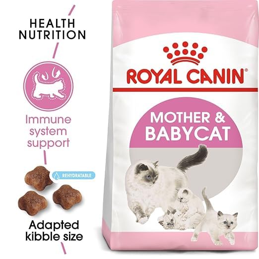 Royal Canin Mother & Babycat Food, 1.2 KG Pack, Supports Immunity & Digestive Health