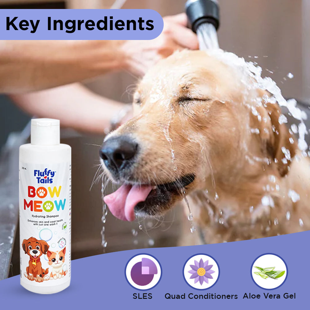 FluffyTails Bow-Meow Hydrating Shampoo-250 ML