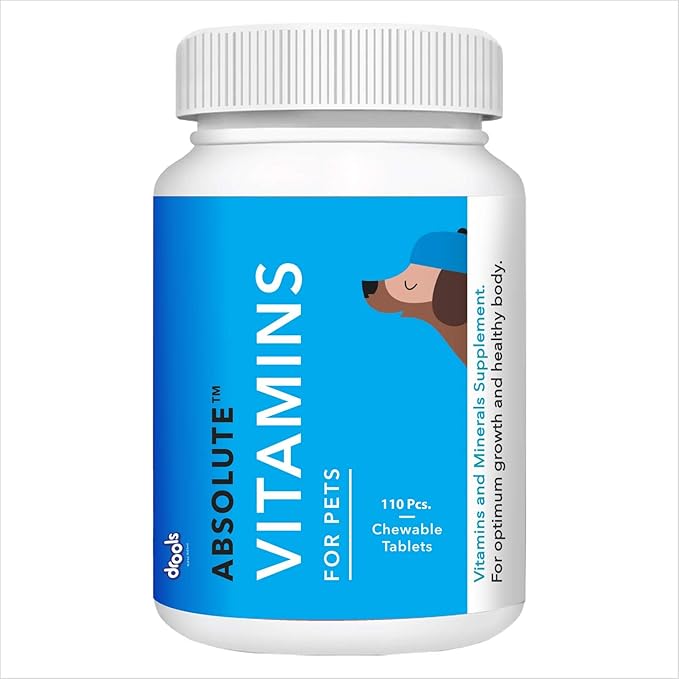 Drools Absolute Supplement Combo ( Vitmn + Skin & Coat + Calc) 400 GMS Each