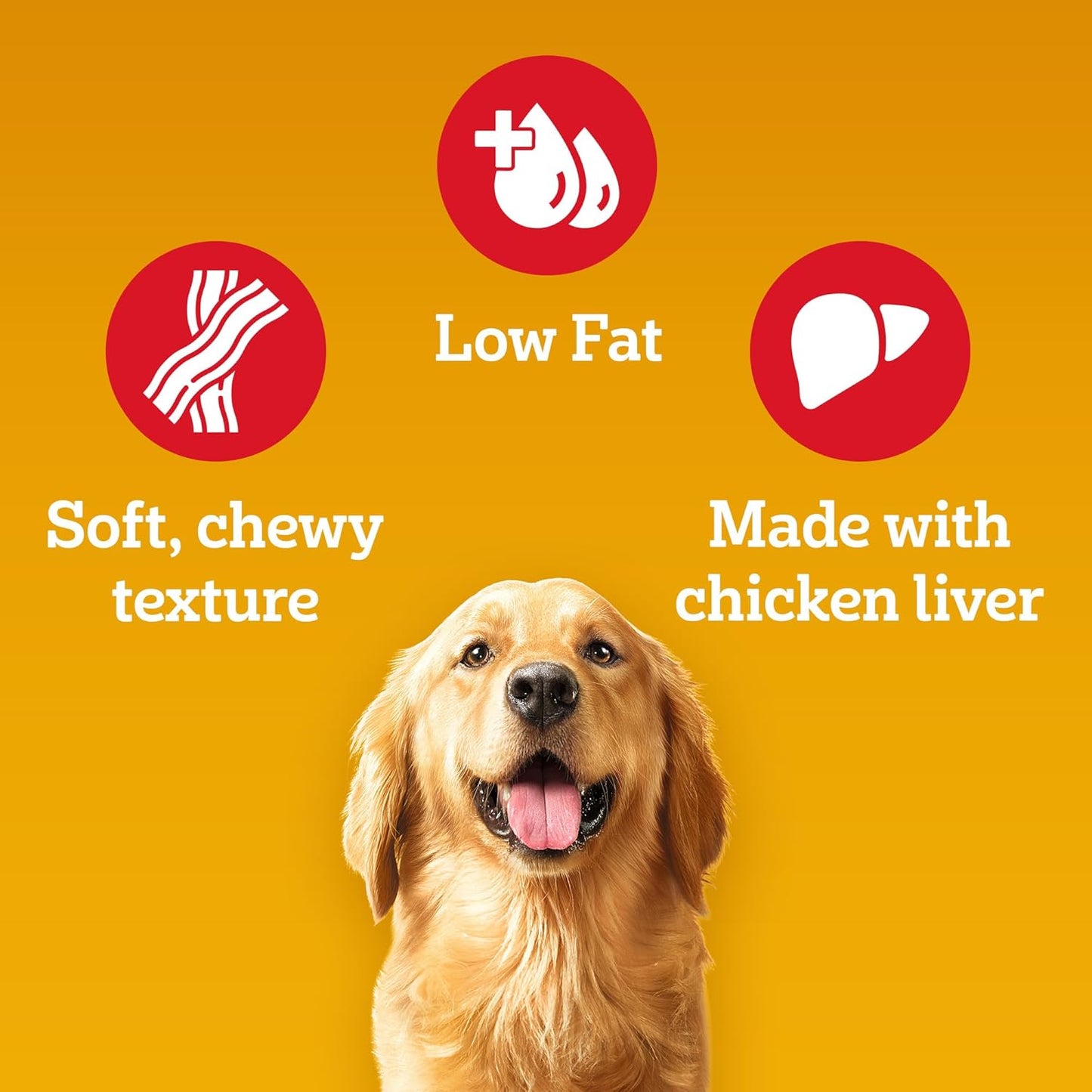 Pedigree Tasty Jerky™ Dog Treat, Grilled Liver Flavour, 70 GMs, Jerky-Style Treats