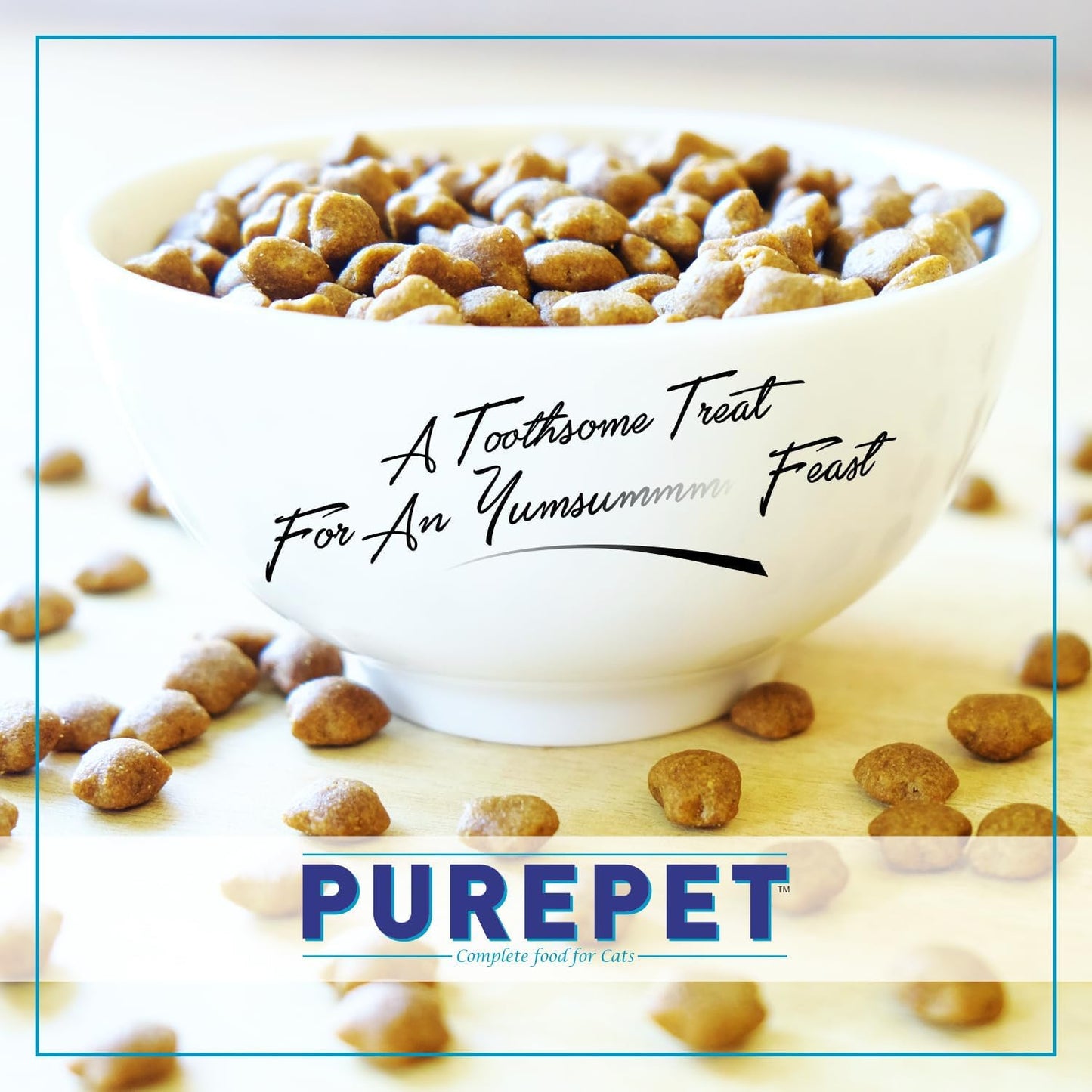 Purepet Adult Dry Cat Food, 2.8 KG Pack, Ocean Fish Flavour, Hair Ball Protection