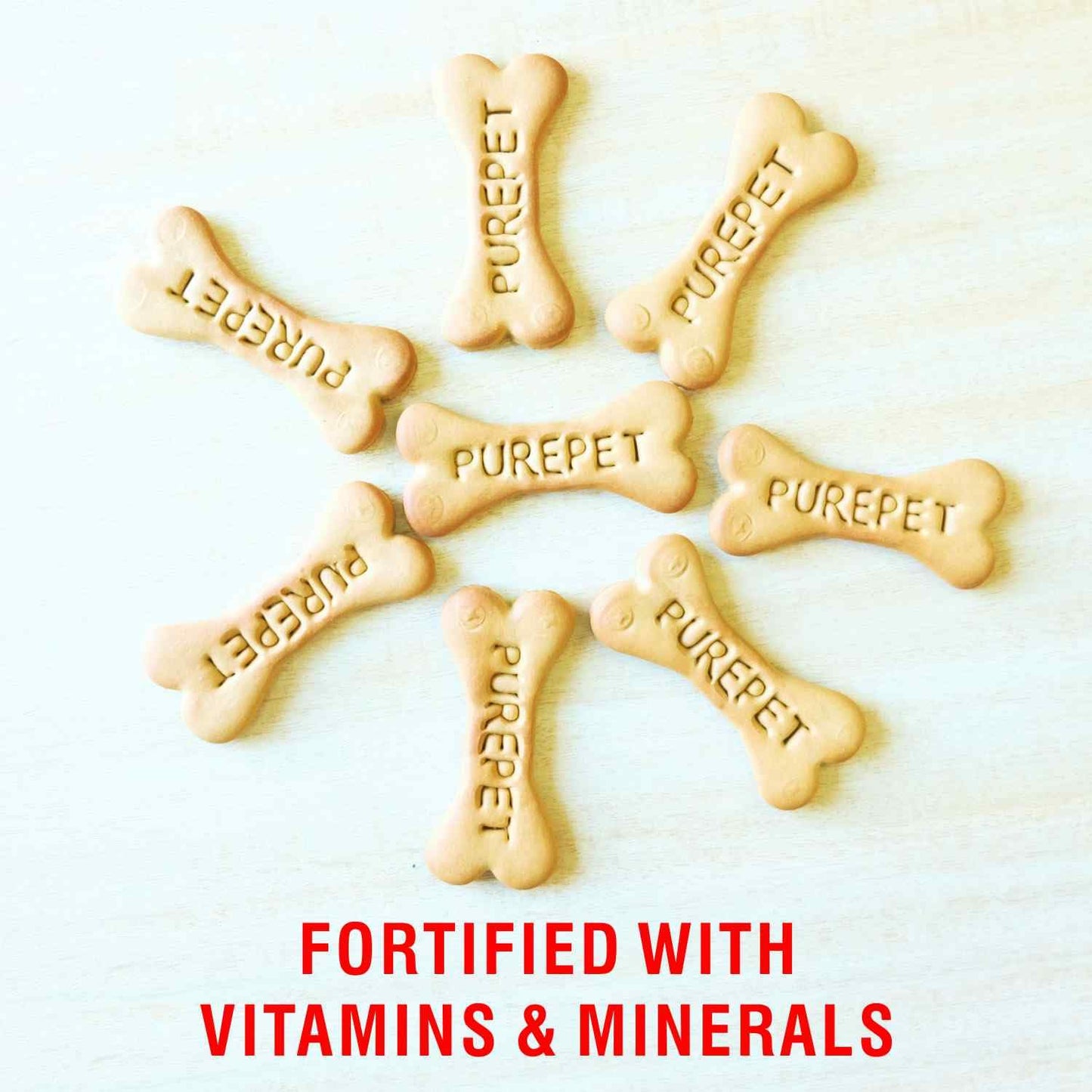 Purepet Dog Treats Biscuits, 800 GMs Pack, Mutton Flavour, Active Behavior