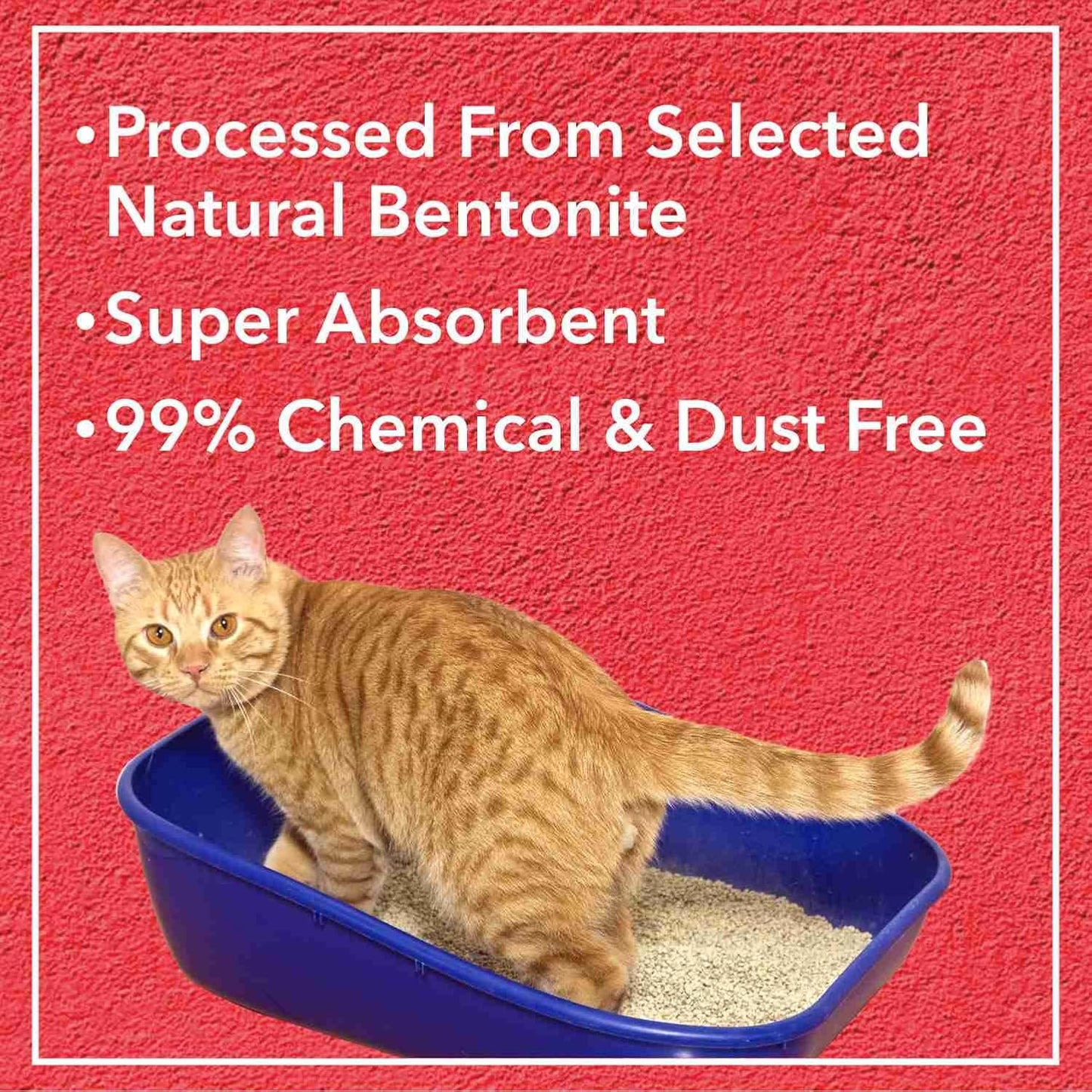 Drools Cat Litter, For multiple cat breeds, Natural Bentonite, 10 kg Pack, Lavender Flavour