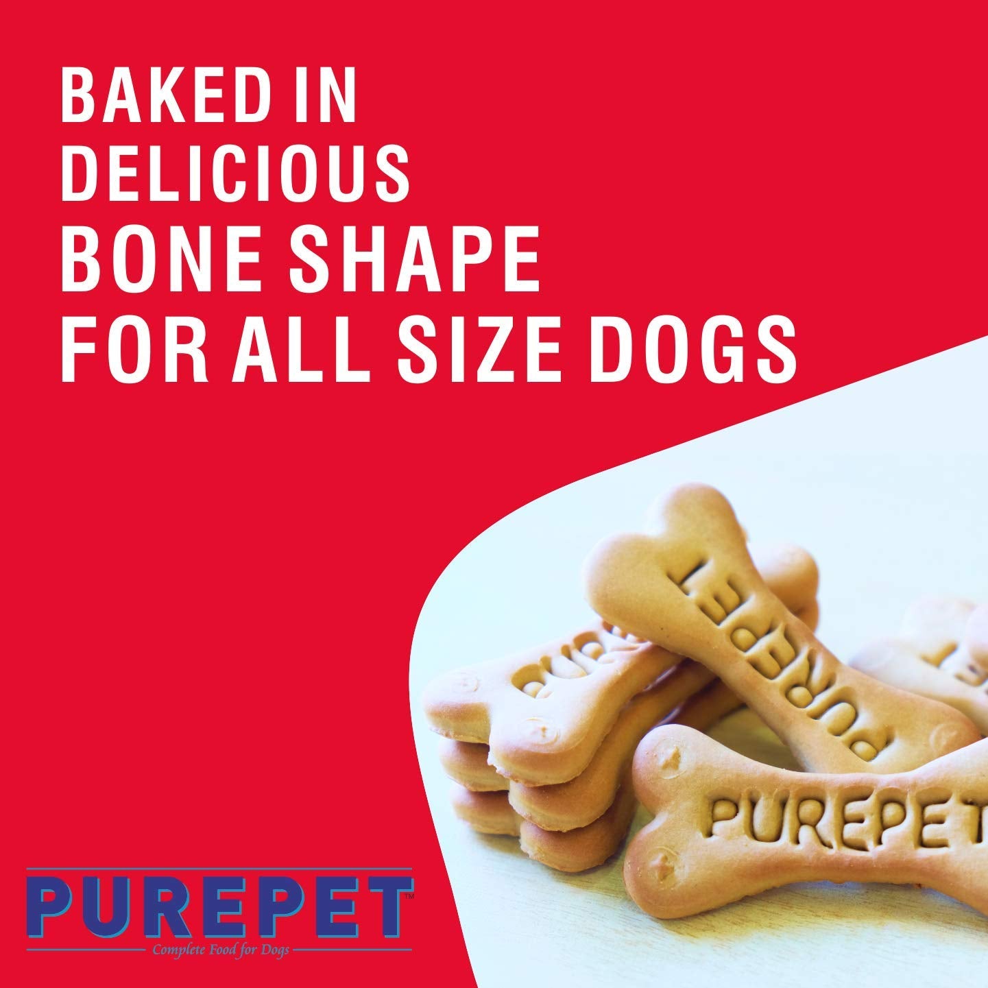 Purepet All Life Stages Dog Treat, 800 GMs Pouch, Milk Flavour