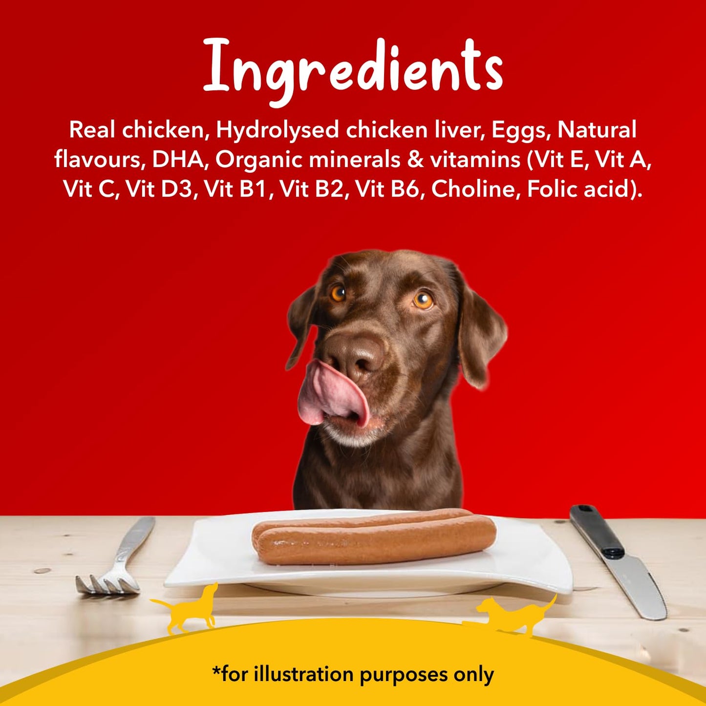 Drools Puppy & Adult Dog Chicken Flavour Sausage, 5+1 Free, 360Gms Pack