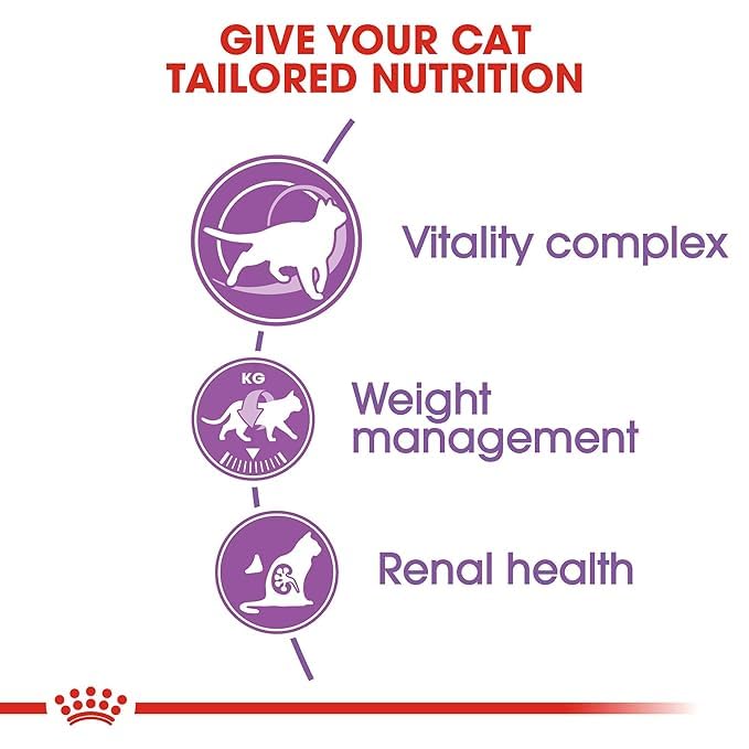 Royal Canin Sterlised for Adult (Age 7+) Cats, 1.5 KG Pack, Supports Vitality Complex