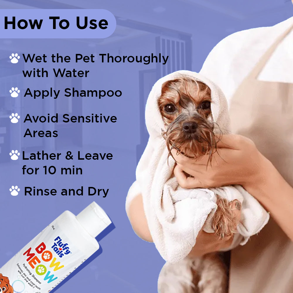 FluffyTails Bow-Meow Hydrating Shampoo-250 ML