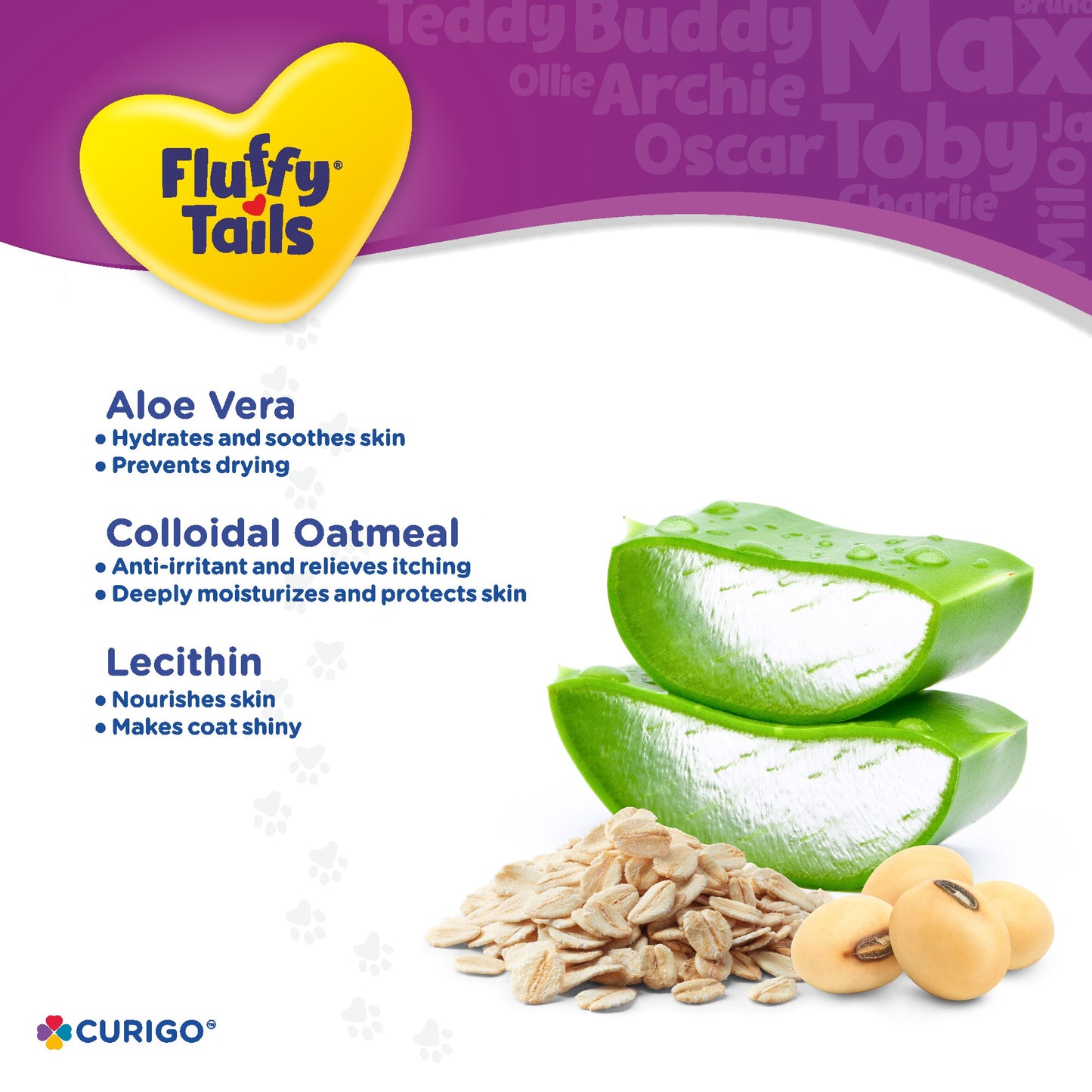 Fluffy Tails DermaSoothe Itch Relief Shampoo, 250 ML - With Colloidal & Oatmeal