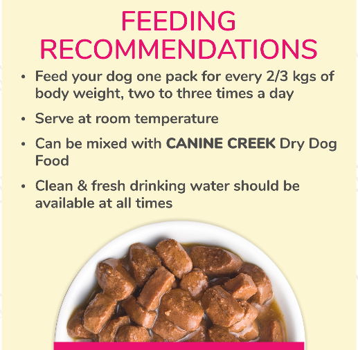 Canine Creek Puppy Wet Dog Food, Real Chicken Flavour 900 GMs Pack of 6 x 150g - (5+1 Free)