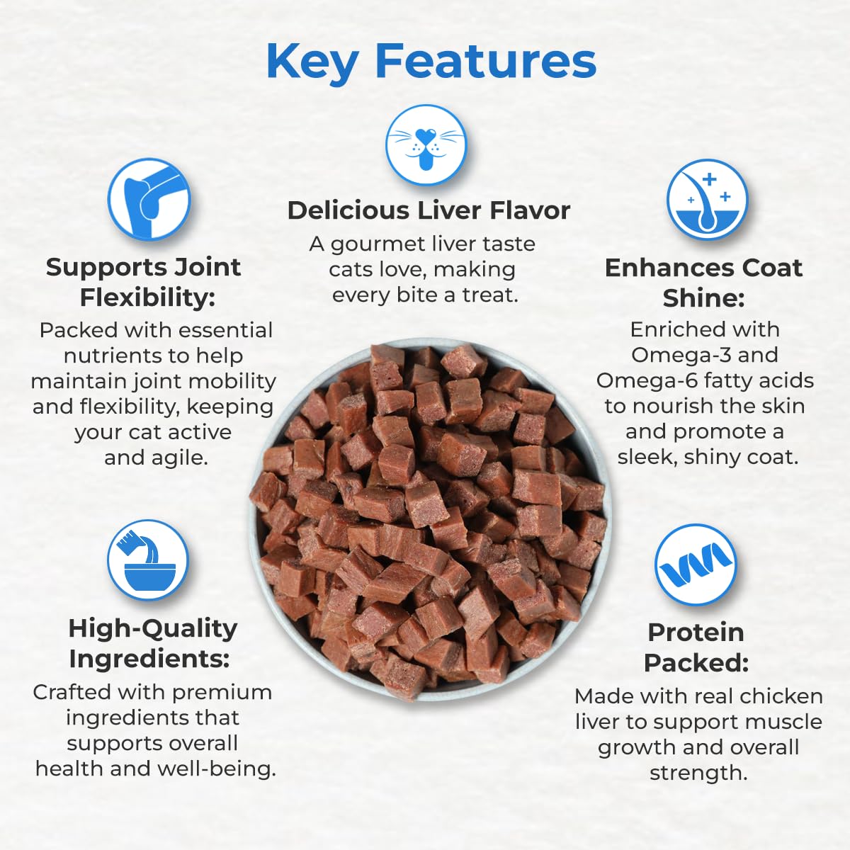 Drools Kitten & Adult Liver Diced, Real Chicken Flavour, Cat Treats, 35 Gms