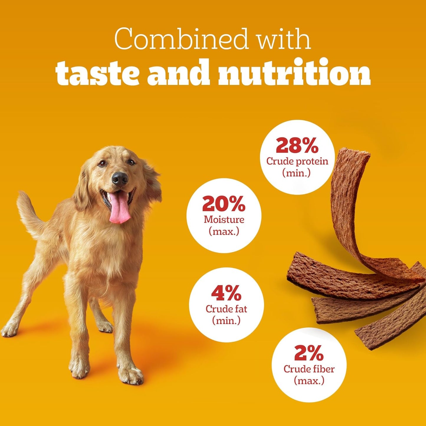 Pedigree Tasty Jerky™ Dog Treat, Grilled Liver Flavour, 70 GMs, Jerky-Style Treats