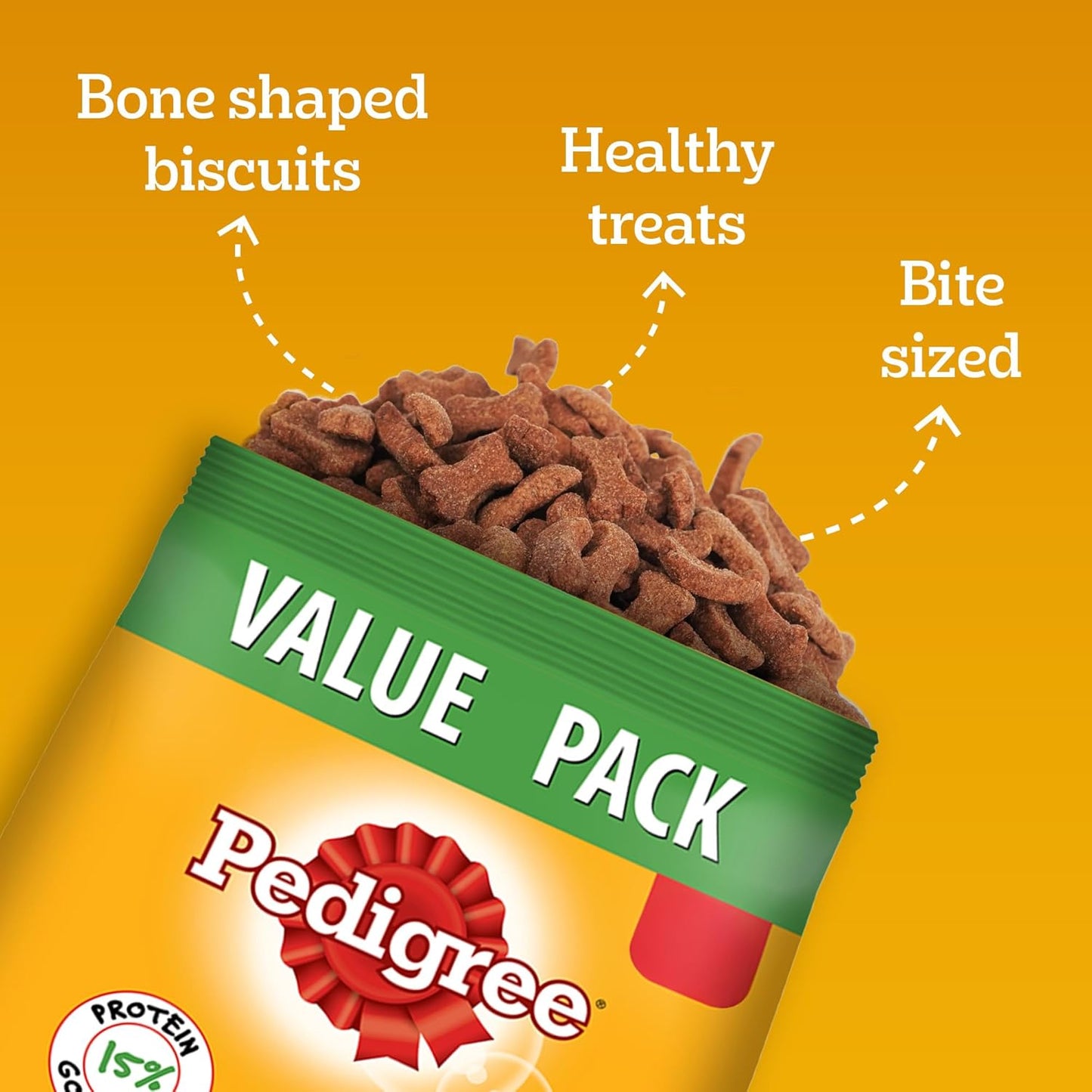 Pedigree Biscrok Biscuits - Dog Treats, Chicken Flavour, 500 GMs