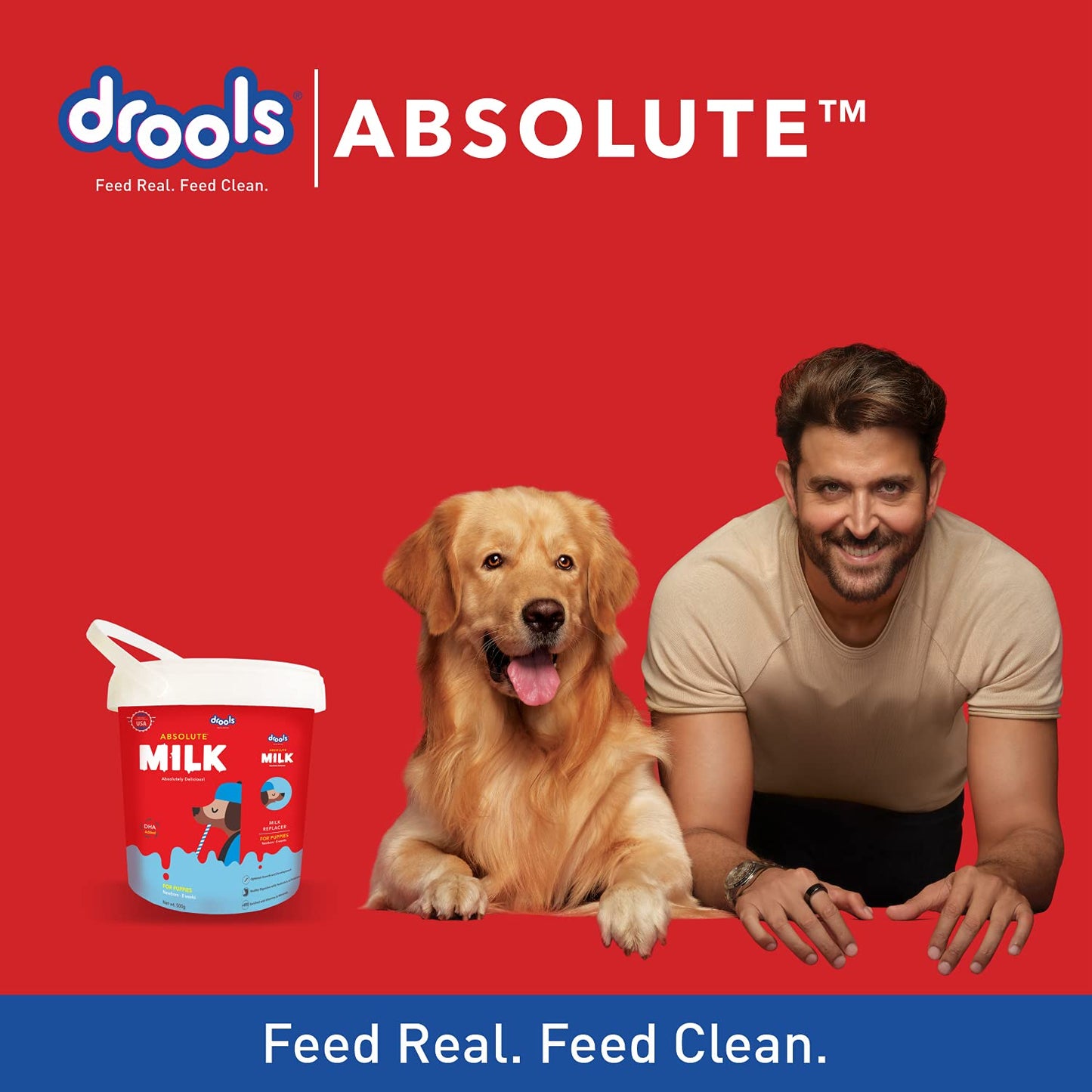 Drools Absolute Liquid Milk For Newborn Puppy Dog, 500G Pack