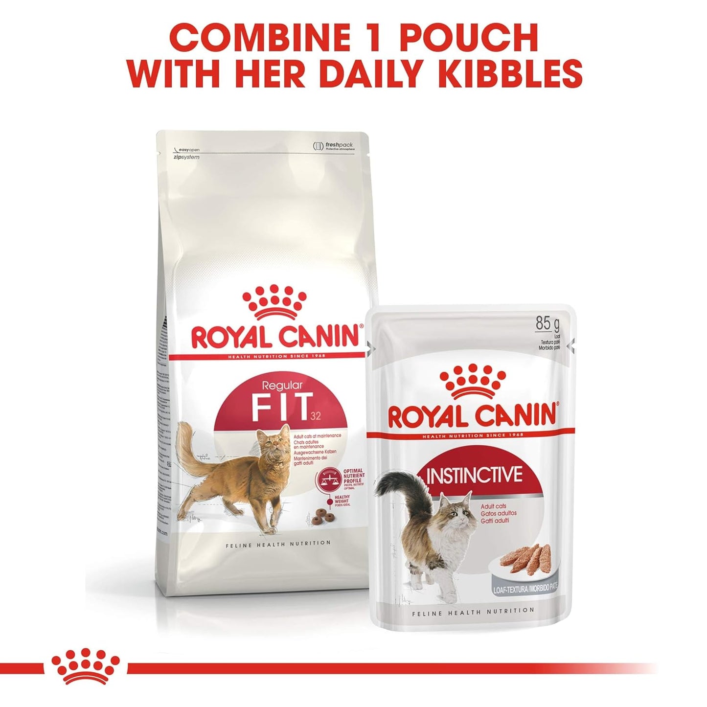 Royal Canin Fit 32 Adult Cat Dry Food, 10 KG Pack, Optimum Nutrient Profile