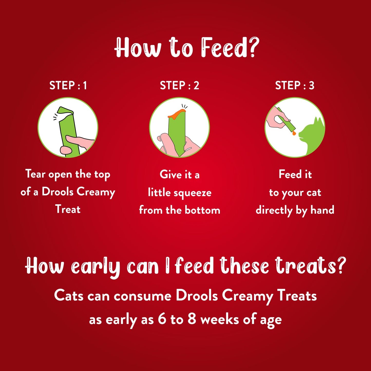 Drools All Life Stages, Creamy Lickable Crab & Chicken Flavour Cat Treat, 75 GMs