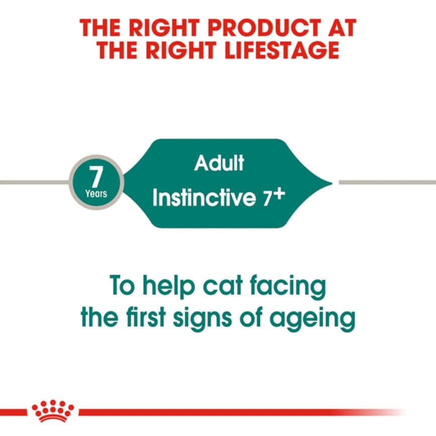 Royal Canin Instinctive 7+ Adult Cat Gravy Food, 85 Grams, Pack of 12 Sachet