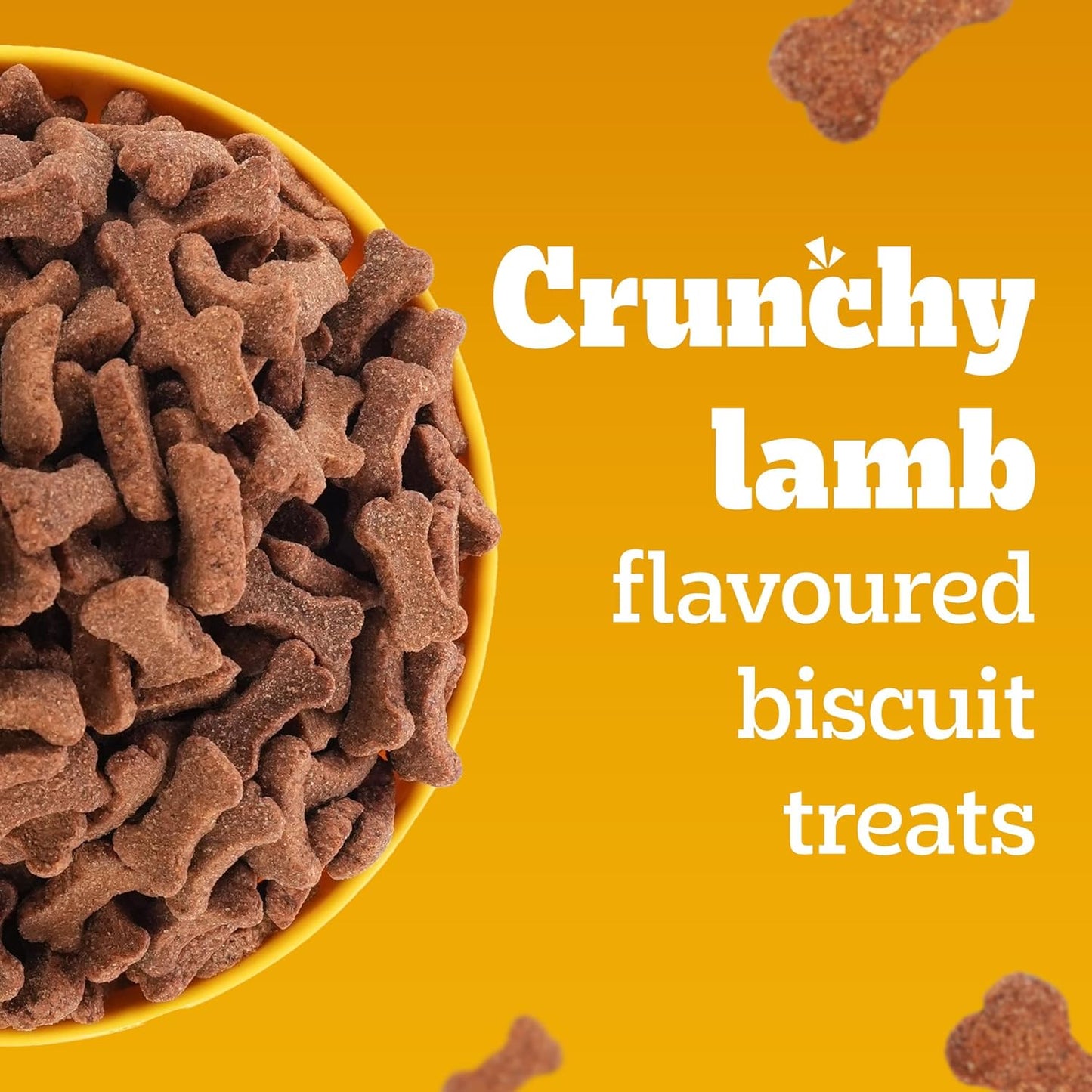 Pedigree Biscrok Biscuits - Dog Treats, Lamb Flavour, 500 GMs