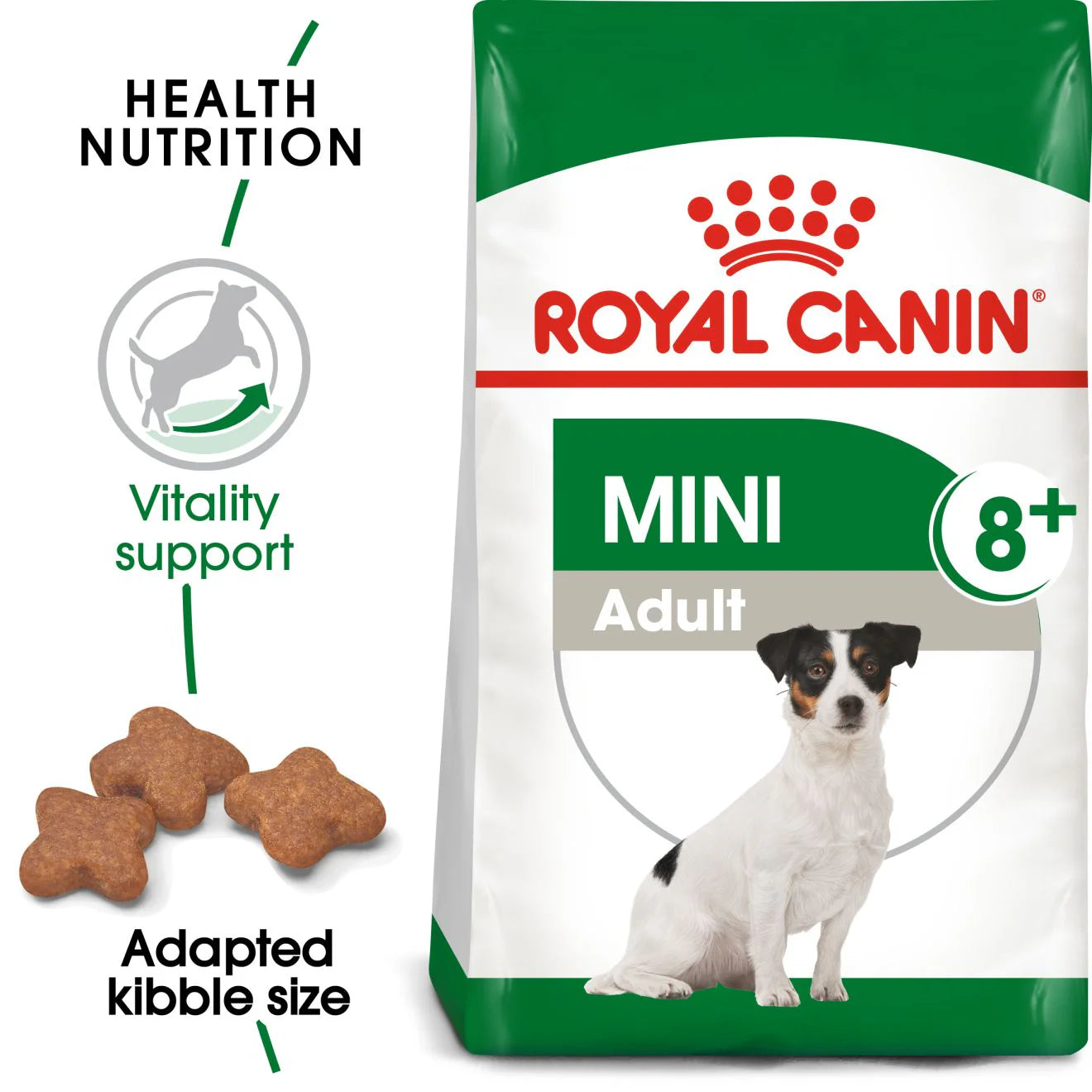 Royal Canin, Mini Adult Dry Dog Food for Senior Dogs (8+ Years), 2 kg