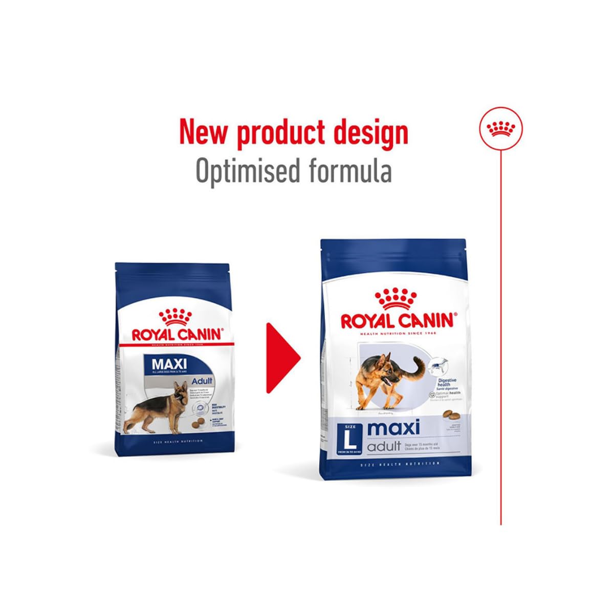 Royal Canin Maxi Adult Dog Food, 4 KG,  Dry Food, Supports Digestive Health