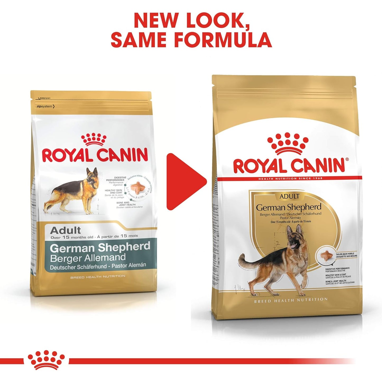 Royal Canin German Shepherd Adult Dog Food, 11 KG Pack, Promote Bone and Joint Health