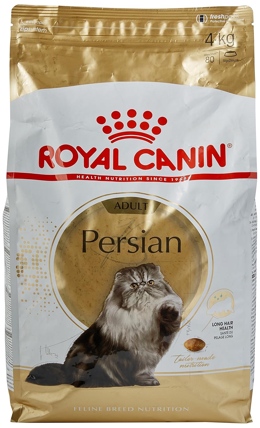 Royal Canin Persian Adult Cat Dry Food, 4 KG Pack, Supports Long Hair