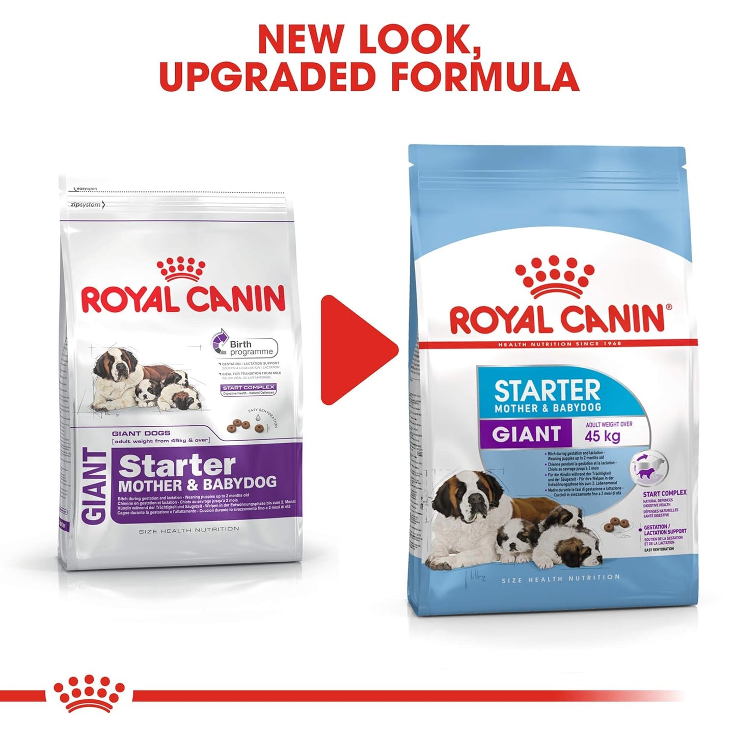 Royal Canin Giant Starter, Mother & Babydog Dry Food, 1 KG Pack