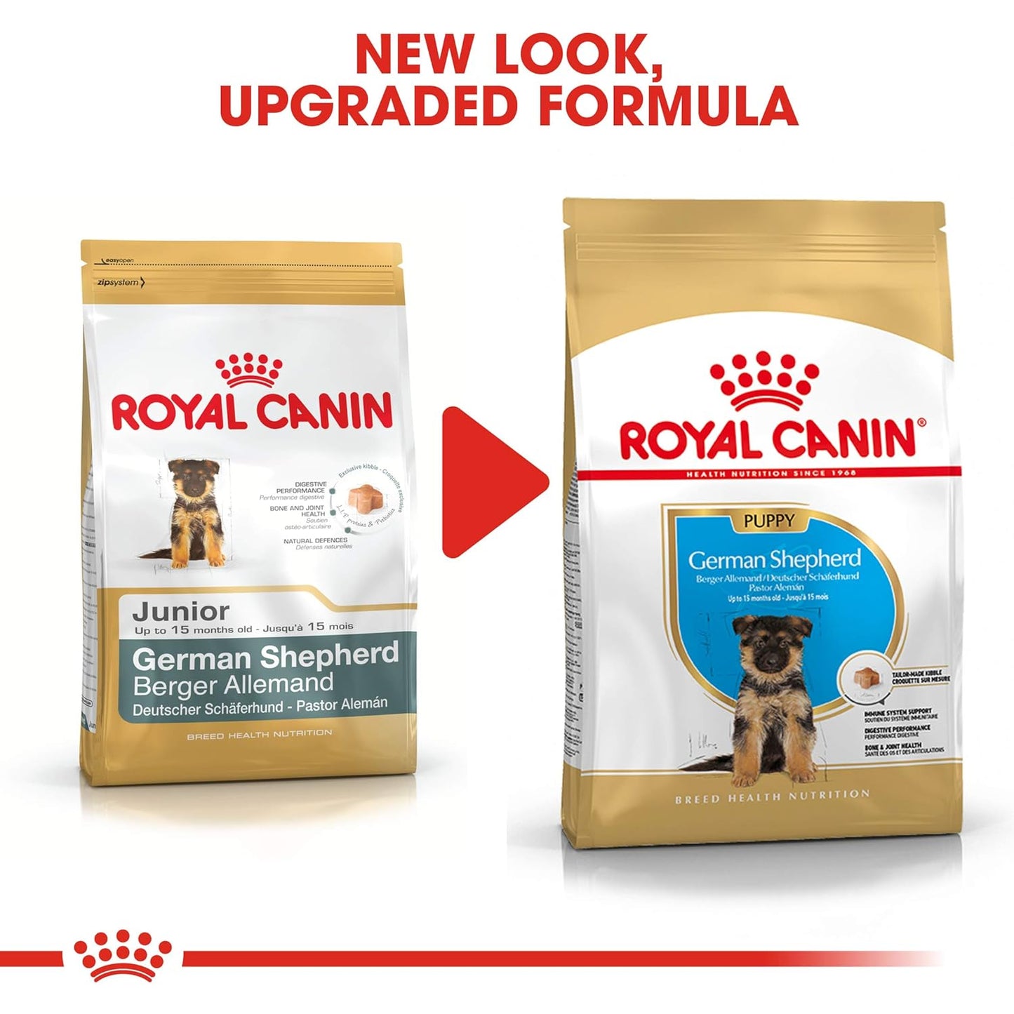 Royal Canin German Shepherd Puppy Dry Food, 1 KG Pack, Bone and Joint Health