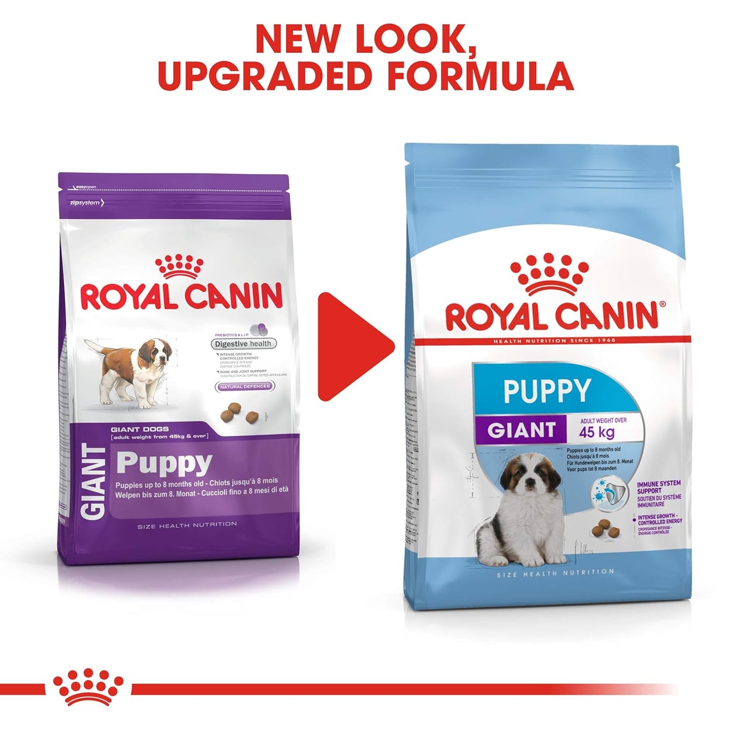 Royal Canin Giant Puppy Dog Dry Food, 1 KG Pack, Supports Immune System