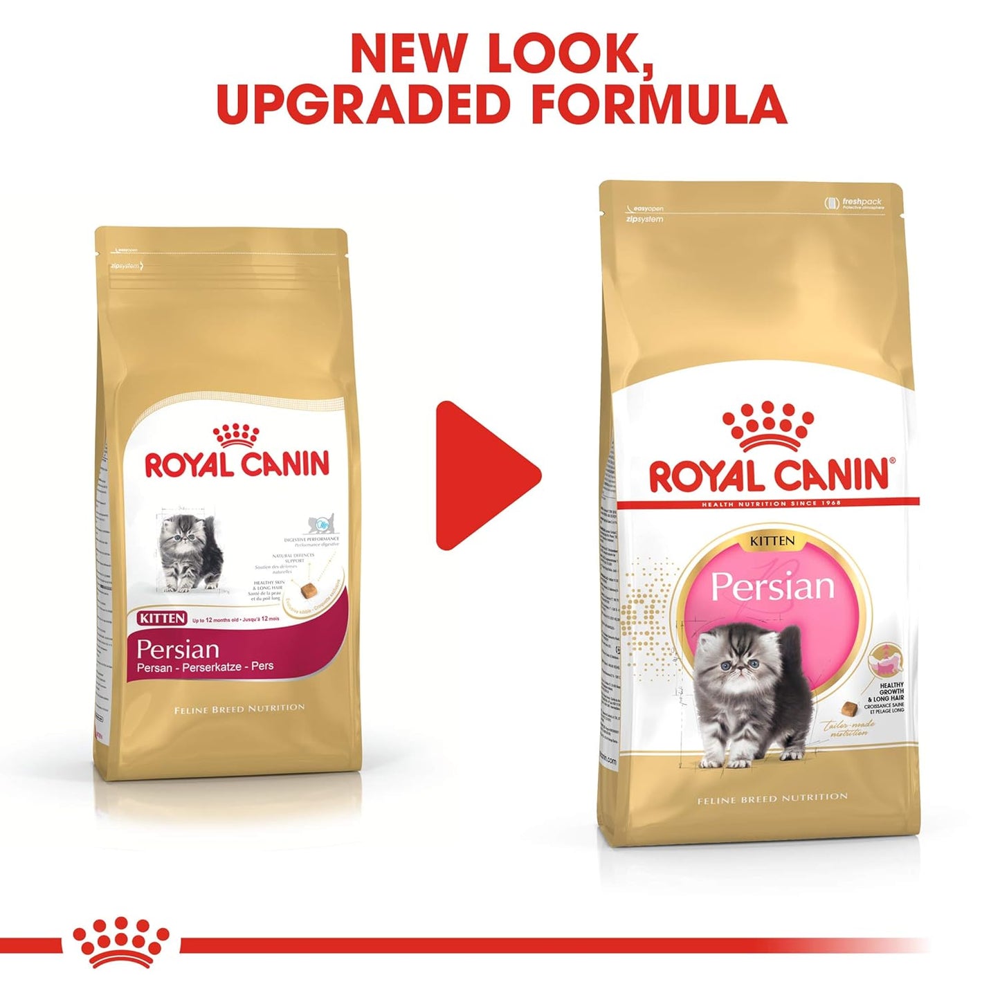 Royal Canin Persian Kitten Food, 400 Gm, Dry Food, Supports Long Hair