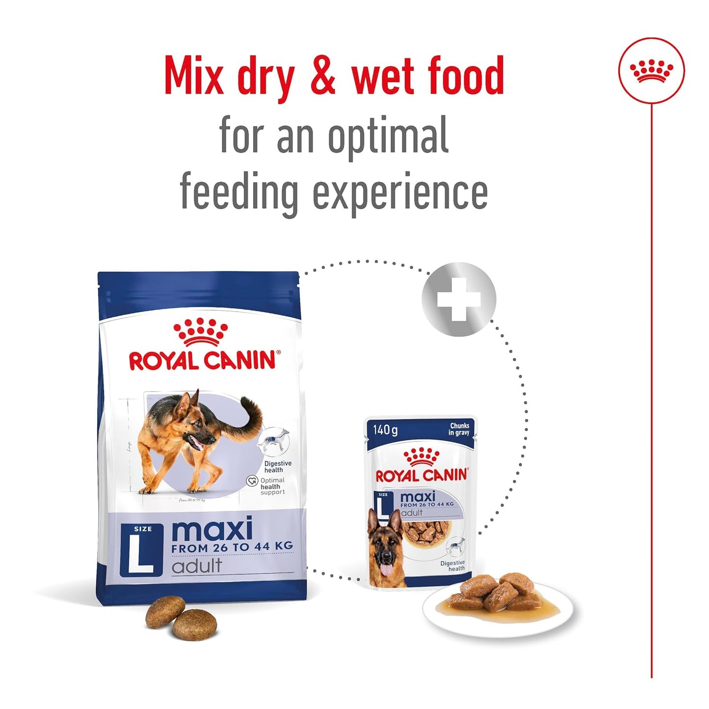 Royal Canin Maxi Adult Dog Food, 10 KG,  Dry Food, Supports Digestive Health