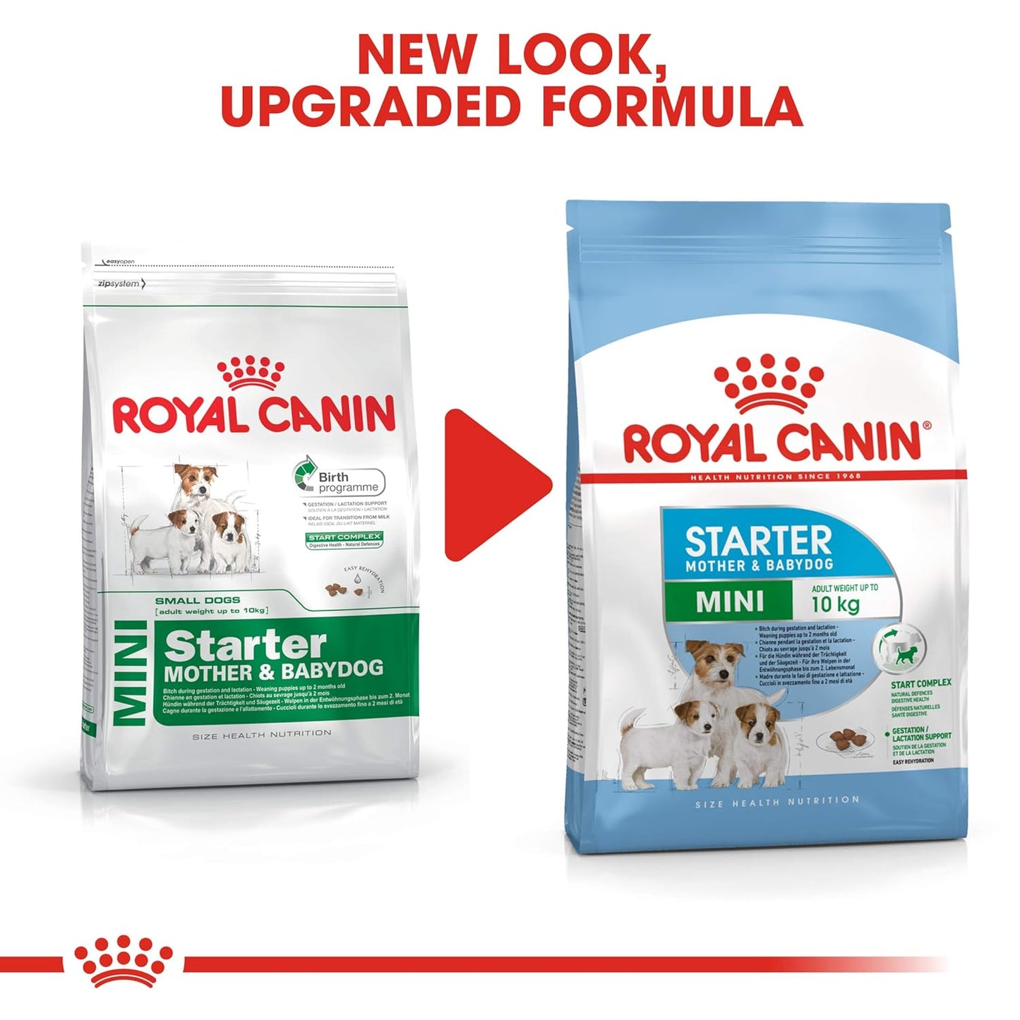 Royal Canin Mini Starter, Mother & Baby dog Food, 1 Kg, Dry Food, Natural Defense