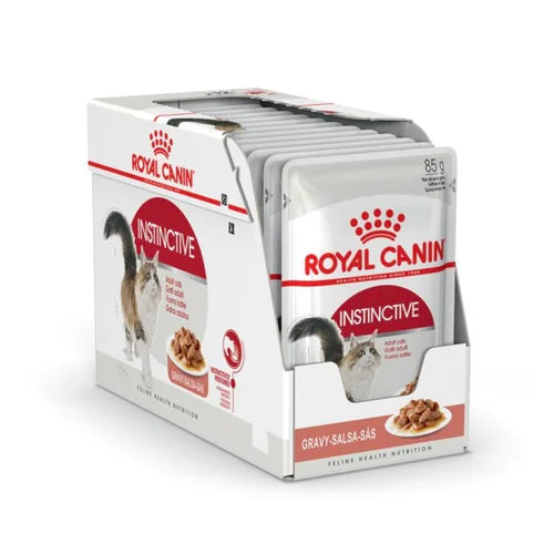 Royal Canin Instinctive Adult Cat Gravy Food, 85 Grams, Pack of 12 Sachet