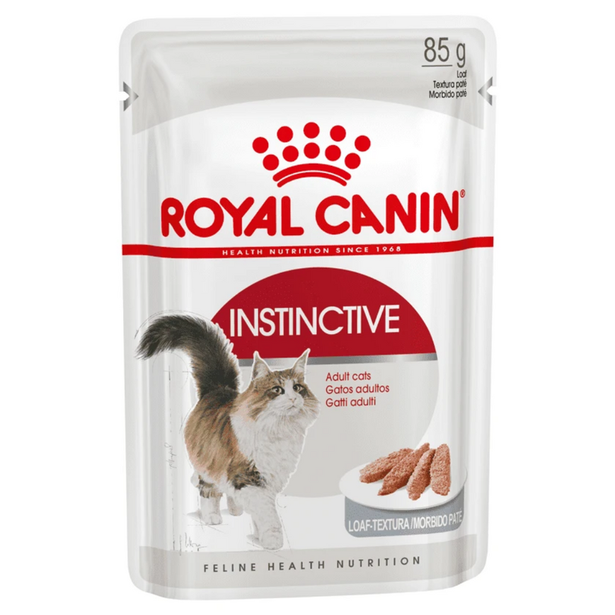Royal Canin Instinctive Adult Cat Loaf in Gravy Food, 85 Grams, Pack of 12 Sachet
