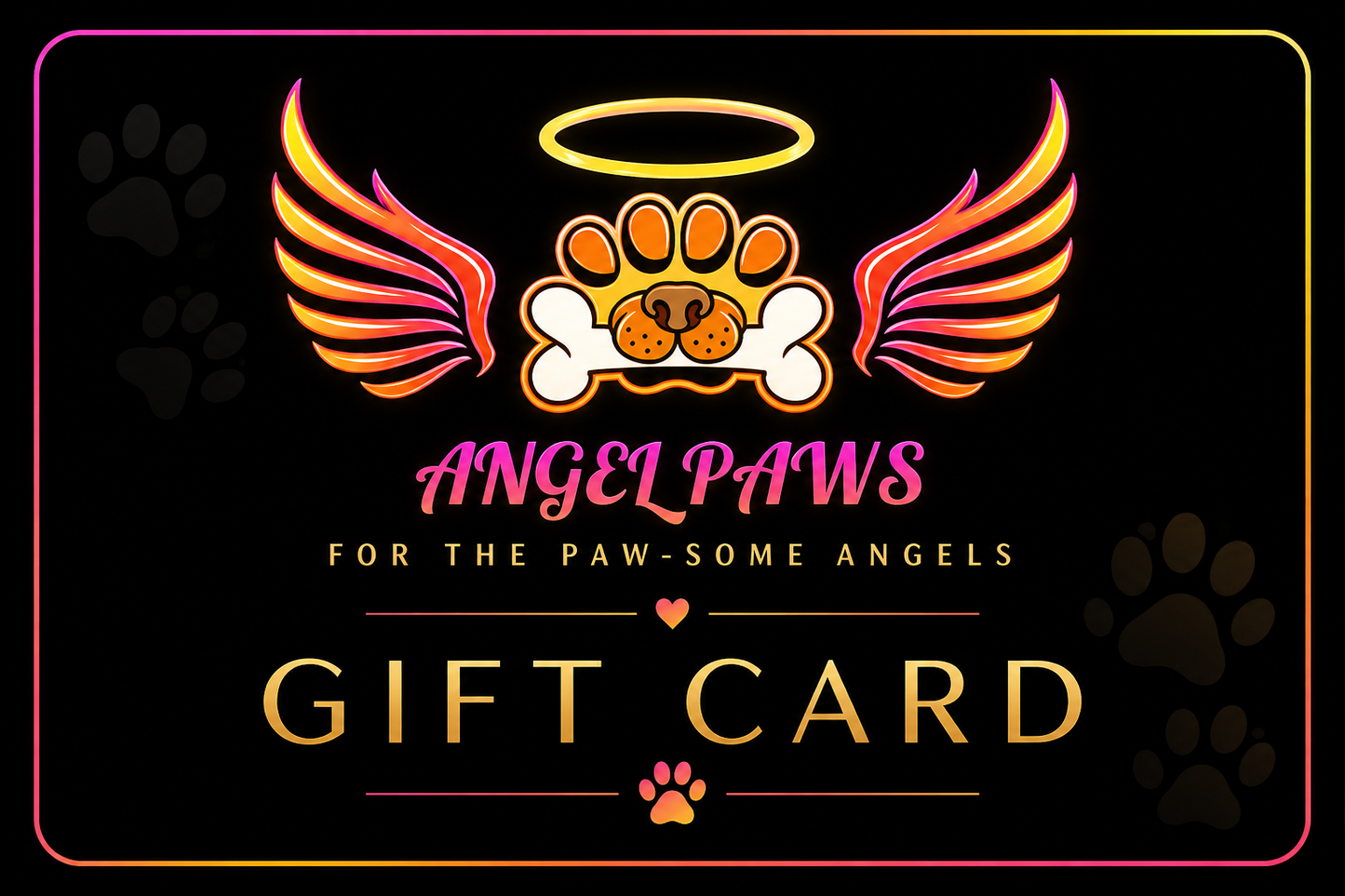 Angel Paws Gift Card