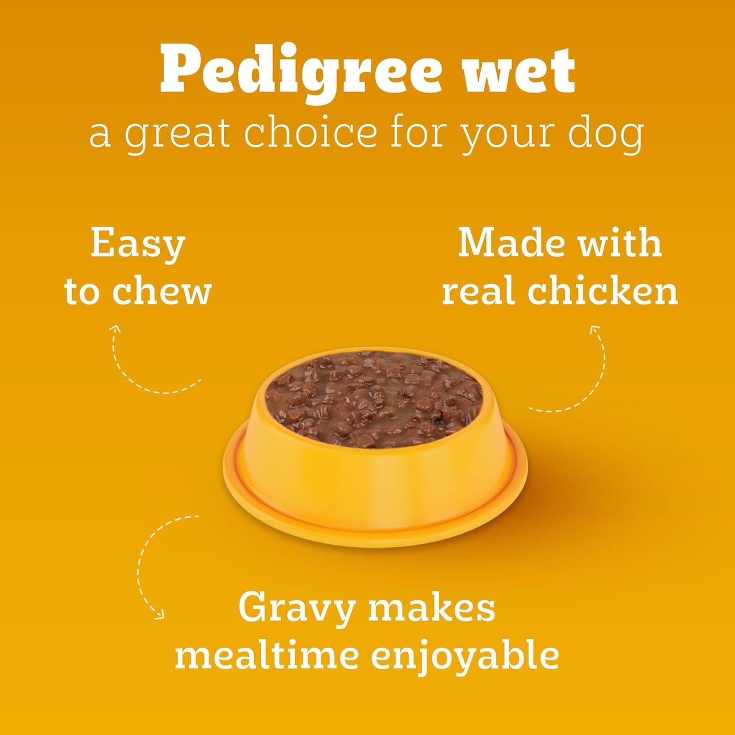 Pedigree Adult Wet Dog Food, Chicken & Liver Chunks in Gravy, 70 GMs