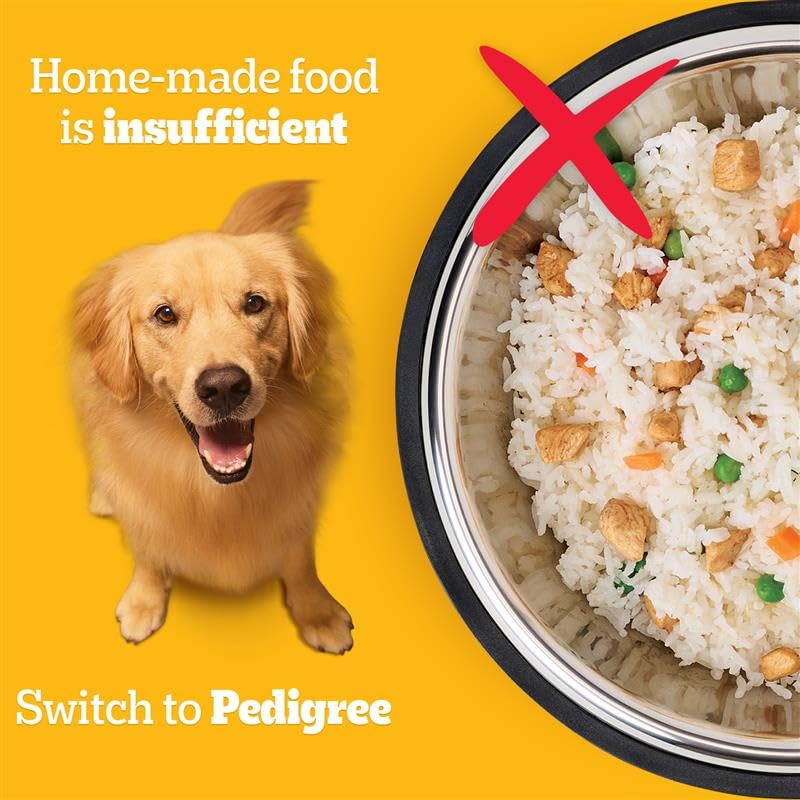 Pedigree Adult Dry Dog Food, Chicken & Veg, 2.8 KG, Contains 37 Essential Nutrients