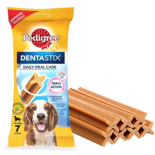 Dentastix Dog Treat Weekly Pack, Pack of 7 Sticks - 180 GMs