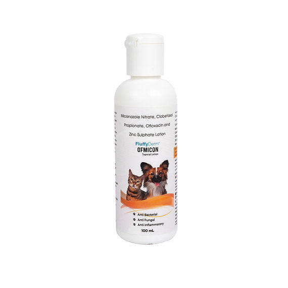 Fluffy Tails FluffyDerm Ofmicon Topical Lotion, 100ML