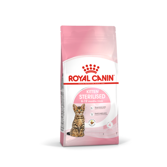 Royal Canin Kitten Sterilised Dry Cat food, All Breed Kitten, 2 KG Pack