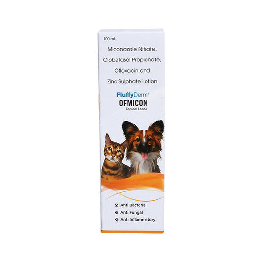 Fluffy Tails FluffyDerm Ofmicon Topical Lotion, 100ML